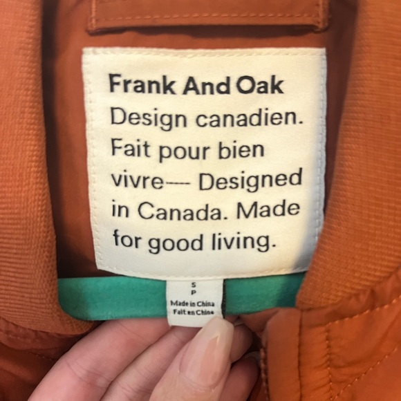 Frank and Oak Bomber Jacket - Picture 2 of 3